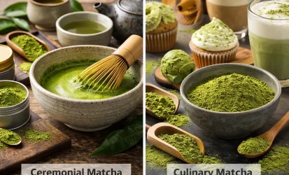 Ceremonial vs Culinary Matcha