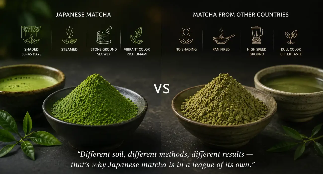 What Makes Japanese Matcha Different from Other Countries