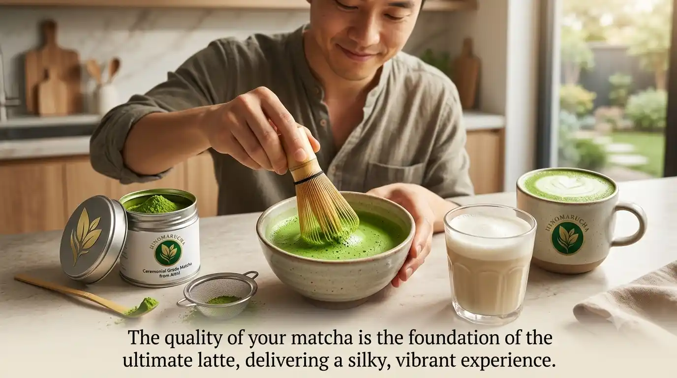 Ingredients for the Best Matcha Latte Recipe