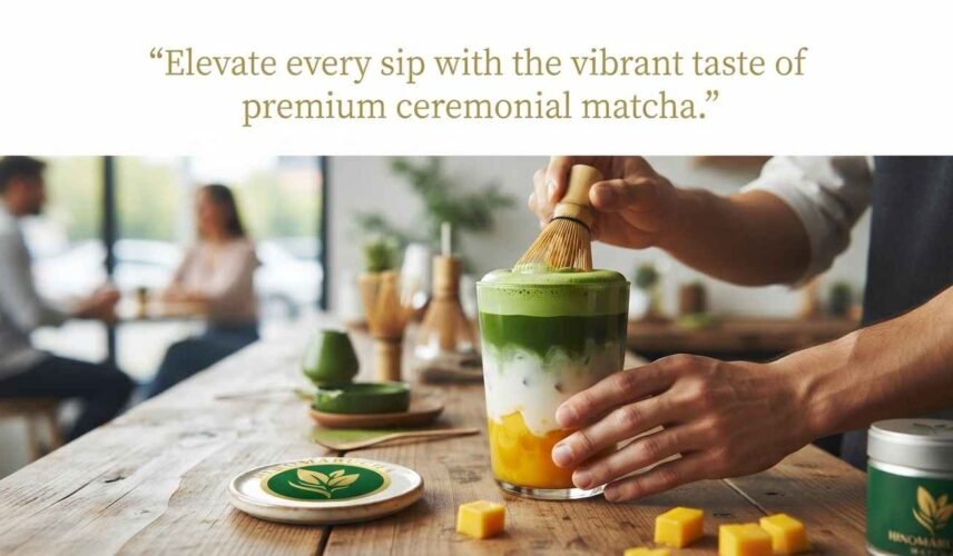 Trendy Matcha Café Drinks Mango Matcha, Cold Foam & Mocktails Trendy Matcha Café Drinks